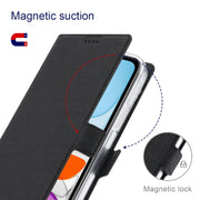 For iPhone 15 Pro Max ViLi K Series Dual-side Buckle Magsafe Leather Phone Case(Black)