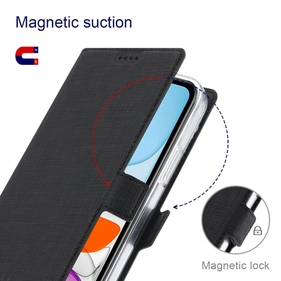 For iPhone 15 Pro Max ViLi K Series Dual-side Buckle Magsafe Leather Phone Case(Black)