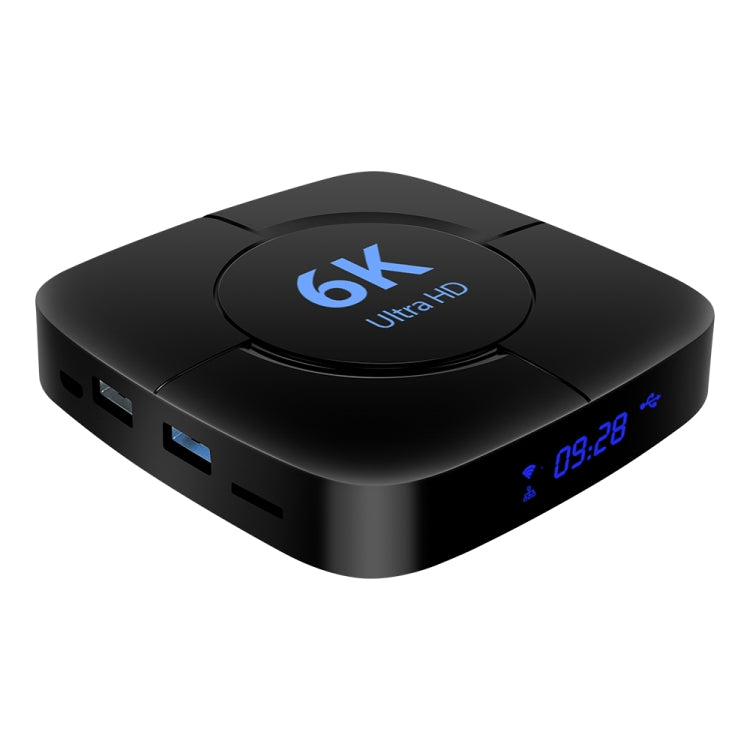 6K Ultra HD Android 12.0 Smart TV Box with Remote Control, 4GB+32GB, Allwinner H616 1.5GHZ Quad-Core(US Plug)