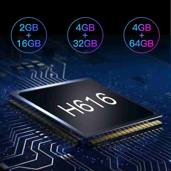 6K Ultra HD Android 12.0 Smart TV Box with Remote Control, 4GB+32GB, Allwinner H616 1.5GHZ Quad-Core(AU Plug)