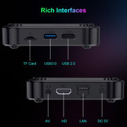 HK1 RBOX K8 8K Android 13.0 Smart TV Box with Remote Control, 4GB+128GB, RK3528 Quad-Core(US Plug)