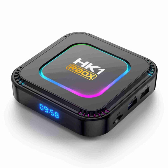 HK1 RBOX K8 8K Android 13.0 Smart TV Box with Remote Control, 4GB+32GB, RK3528 Quad-Core(US Plug)