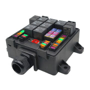 12V 4 Pin Car RV Water-resistant Fuse Relay Box Car Modified Multi-Light Control Fuse Box