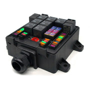 24V 4 Pin Car RV Water-resistant Fuse Relay Box Car Modified Multi-Light Control Fuse Box