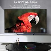 T95Z Plus 8K WiFi6 Android 12.0 Smart TV Box with Remote Control, 4GB+128GB, Allwinner H618 Quad-Core(EU Plug)
