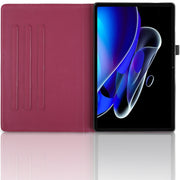 For Realme Pad 2 Tree Life Embossed Rotation Leather Tablet Case(Red)