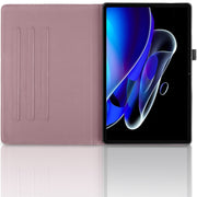 For Realme Pad 2 Tree Life Embossed Rotation Leather Tablet Case(Rose Gold)