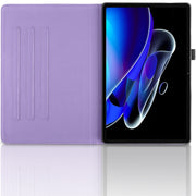 For Realme Pad 2 Tree Life Embossed Rotation Leather Tablet Case(Purple)