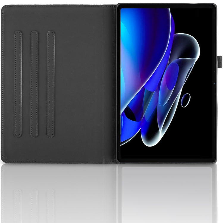 For Realme Pad 2 Tree Life Embossed Rotation Leather Tablet Case(Black)