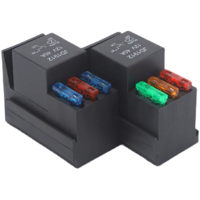 24V 5 Pin Car RV Engine Compartment Multi-Way Fuse Holder 3 Ways With Relay Holder
