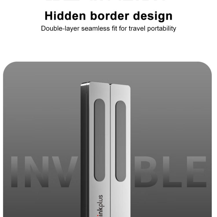 Lenovo Thinkplus Desktop Laptop Folding Holder XT6(Dark Grey)
