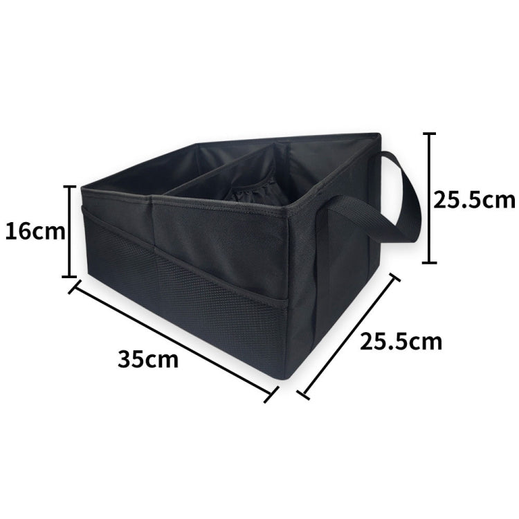 Oxford Cloth Multifunctional Foldable Large Capacity Car Trunk Storage Box(Black)