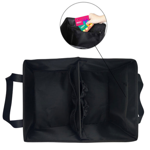Oxford Cloth Multifunctional Foldable Large Capacity Car Trunk Storage Box(Black)