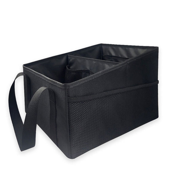 Oxford Cloth Multifunctional Foldable Large Capacity Car Trunk Storage Box(Black)