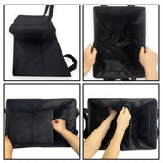 Oxford Cloth Multifunctional Foldable Large Capacity Car Trunk Storage Box(Black)