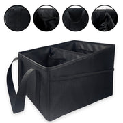Oxford Cloth Multifunctional Foldable Large Capacity Car Trunk Storage Box(Black)