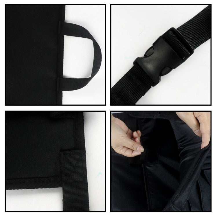 Portable Large Capacity Car Seat Back Storage Bag(Black)