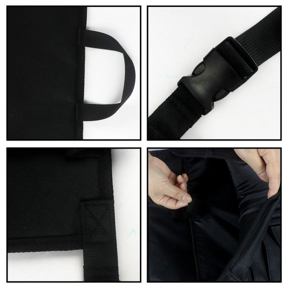 Portable Large Capacity Car Seat Back Storage Bag(Black)