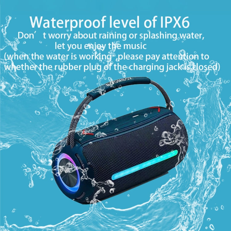 T&G X360 20W RGB Colorful Bluetooth Speaker Portable Outdoor 3D Stereo Speaker(Camouflage)