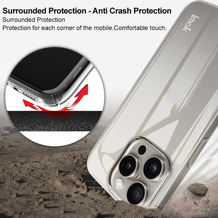For iPhone 15 Pro Max IMAK Wing II Wear-resisting Crystal Phone Case