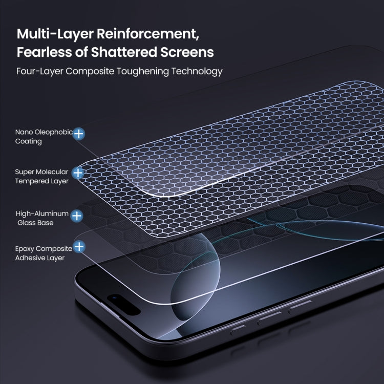 For iPhone 16 Pro NILLKIN H+Pro 0.2mm 9H Explosion-proof Tempered Glass Film