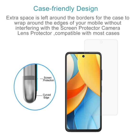 For ZTE Axon 60 Lite 50pcs 0.26mm 9H 2.5D Tempered Glass Film
