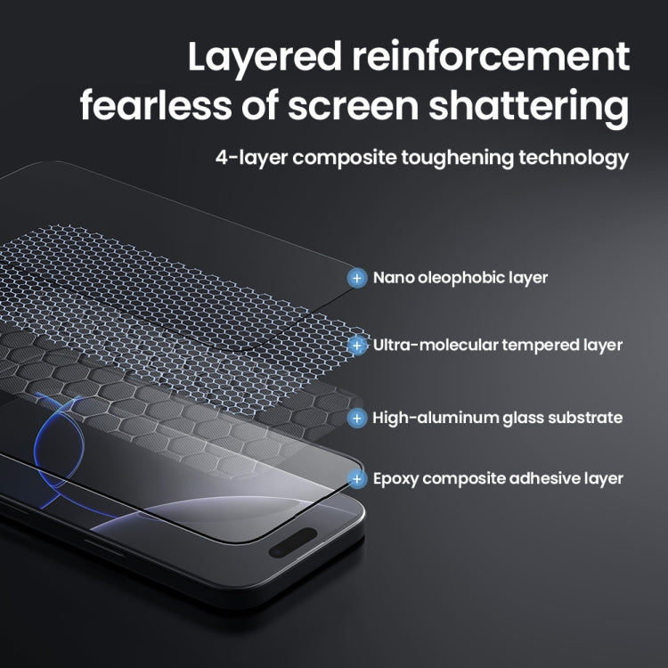 For iPhone 16 Pro NILLKIN CP+Pro Explosion-proof Tempered Glass Film