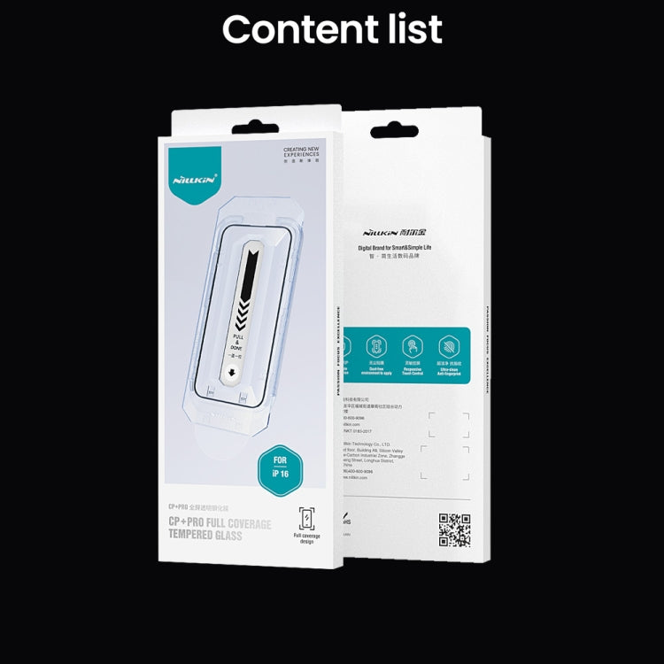 For iPhone 16 NILLKIN CP+Pro Explosion-proof Tempered Glass Film