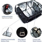 Large Foldable and Portable Outdoor Car Camping Picnic Storage Bag(Grey)