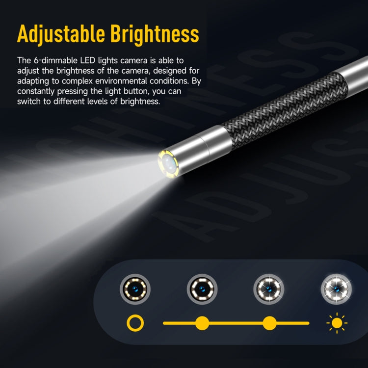 Ulefone uSmart E03 Rotatable Endoscope IP67 Water-resistant for Armor 24 / 21 / 19 / 18T / 18T Ultra / Armor Pad(Black)