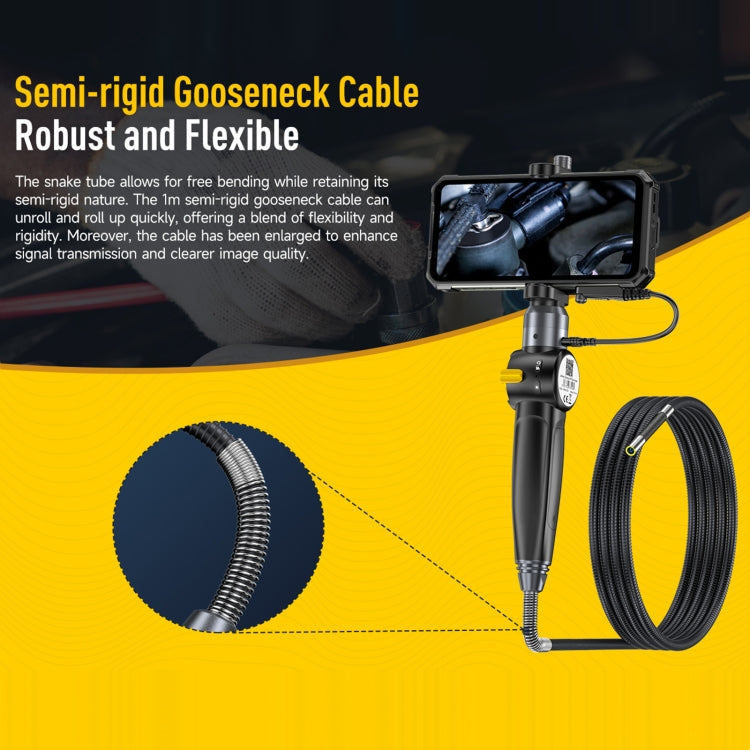 Ulefone uSmart E03 Rotatable Endoscope IP67 Water-resistant for Armor 24 / 21 / 19 / 18T / 18T Ultra / Armor Pad(Black)