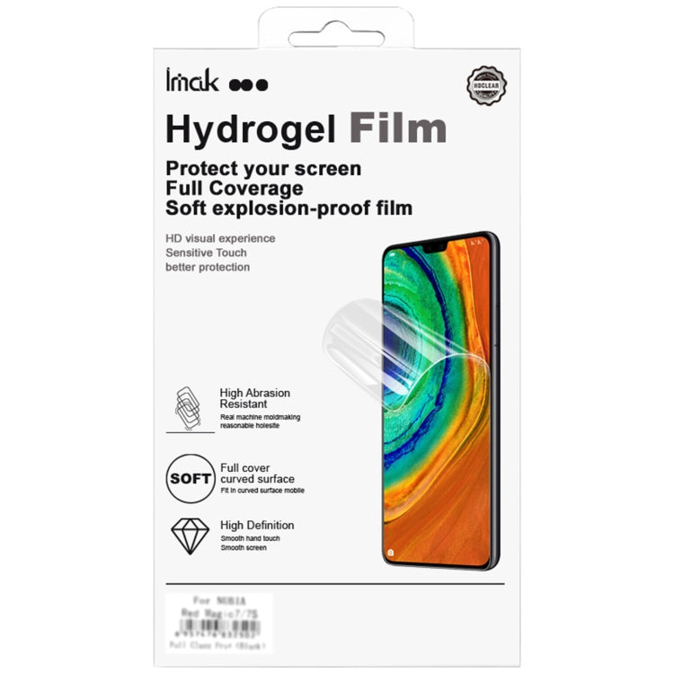 For Huawei Pura 70 2pcs imak Curved Full Screen Hydrogel Film Protector