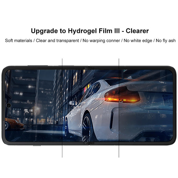 For OPPO Find N3 Flip imak Full Screen Hydrogel Film Front Screen + Back Protector Set