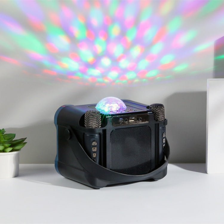 T&G TG543 Colorful Integrated Handheld Karaoke Wireless Bluetooth Speaker(Grey)