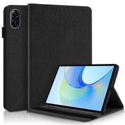 For Honor Pad X9 / X8 Pro Tree Life Series Embossed Leather Tablet Case(Black)