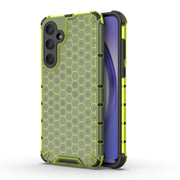 For Samsung Galaxy A35 5G Shockproof Honeycomb PC + TPU Protective Phone Case(Green)