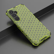 For Samsung Galaxy A35 5G Shockproof Honeycomb PC + TPU Protective Phone Case(Green)