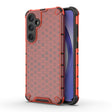 For Samsung Galaxy A35 5G Shockproof Honeycomb PC + TPU Protective Phone Case(Red) - Galaxy Phone Cases by PMC TechLife | Online Shopping South Africa | PMC TechLife