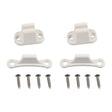 A8624 2 Pair White RV Hatch T-shape Door Fixer Kit with Screws - Locks & Hasps by PMC TechLife | Online Shopping South Africa | PMC TechLife | Buy Now Pay Later Mobicred
