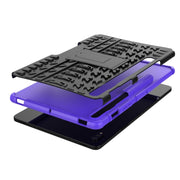 For Samsung Galaxy Tab S9 / S7 / S8 Tire Texture TPU + PC Tablet Case(Purple)