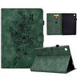 For Samsung Galaxy Tab A9+ Peony Butterfly Embossed Leather Smart Tablet Case(Green) - free shipping - PMC TechLife - Order now!