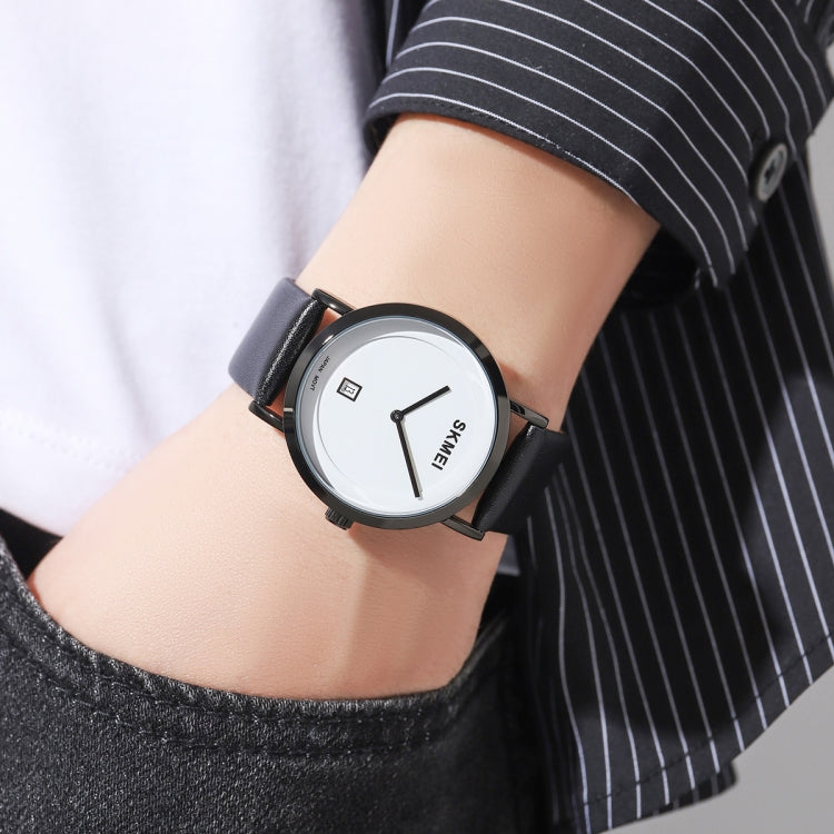 SKMEI 1907 Multifunctional Men 30M Water-resistant Fashion Quartz Digital Wrist Watch(Silver)