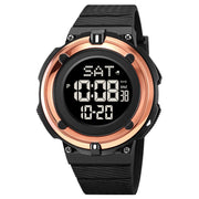 SKMEI 2010 Multifunctional Men 50M Water-resistant Luminous Digital Wrist Watch(Rose Gold)