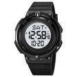 SKMEI 2010 Multifunctional Men 50M Waterproof Luminous Digital Wrist Watch(Black White) - free shipping - PMC TechLife - Order now!