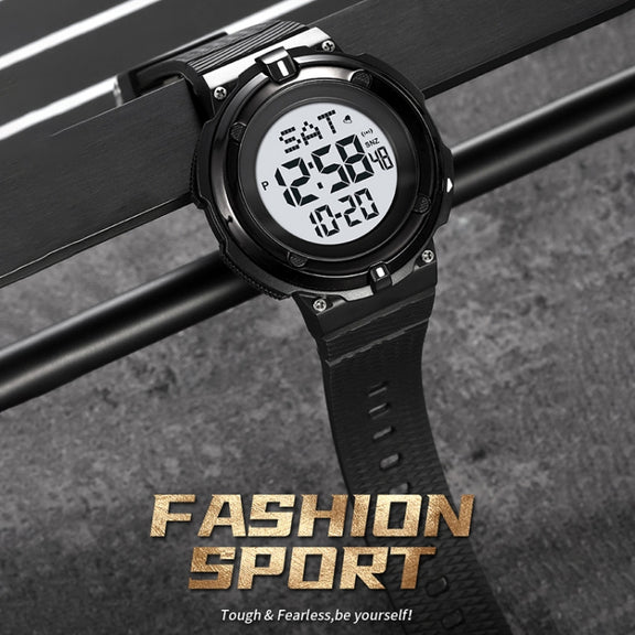 SKMEI 2010 Multifunctional Men 50M Water-resistant Luminous Digital Wrist Watch(Black)