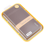 For iPhone 16 Plus GEBEI Top-grain Horizontal Flip Leather Phone Case(Brown)