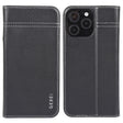 For iPhone 16 Pro Max GEBEI Top-grain Horizontal Flip Leather Phone Case(Black) - iPhone 16 Pro Max Cases by GEBEI | Online Shopping South Africa | PMC TechLife | Buy Now Pay Later Mobicred