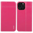 For iPhone 16 Pro Max GEBEI Top-grain Horizontal Flip Leather Phone Case(Rose Red) - iPhone 16 Pro Max Cases by GEBEI | Online Shopping South Africa | PMC TechLife | Buy Now Pay Later Mobicred