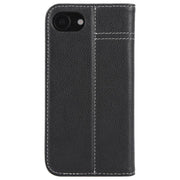 For iPhone 16e GEBEI Top-grain Horizontal Flip Leather Phone Case(Black)