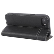 For iPhone 16e GEBEI Top-grain Horizontal Flip Leather Phone Case(Black)